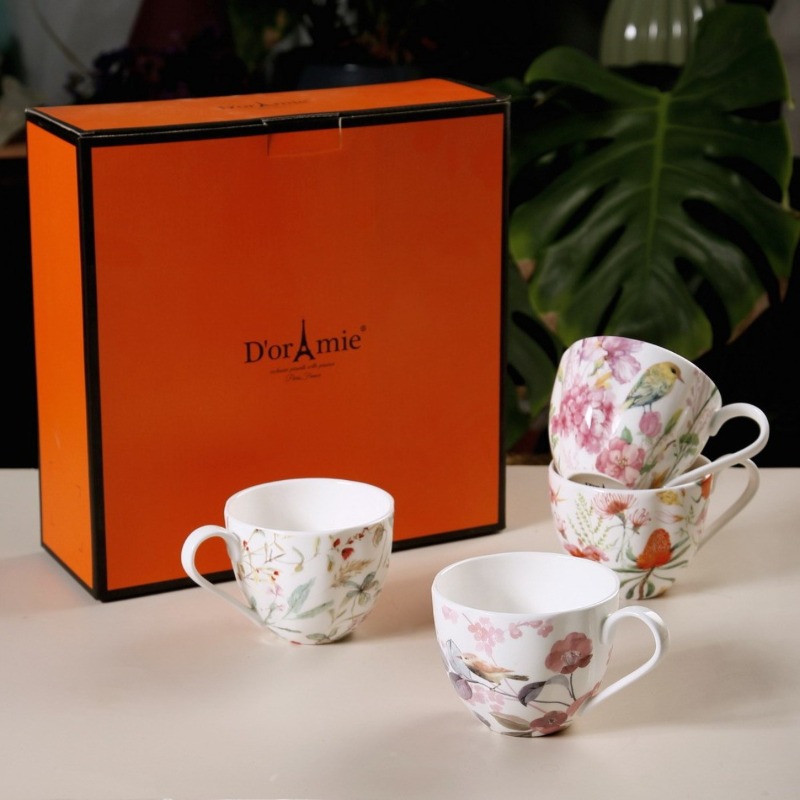 Xbloom Coffee Tea - 4'lü Paket, Kahve Kupaları, Birinci Sınıf