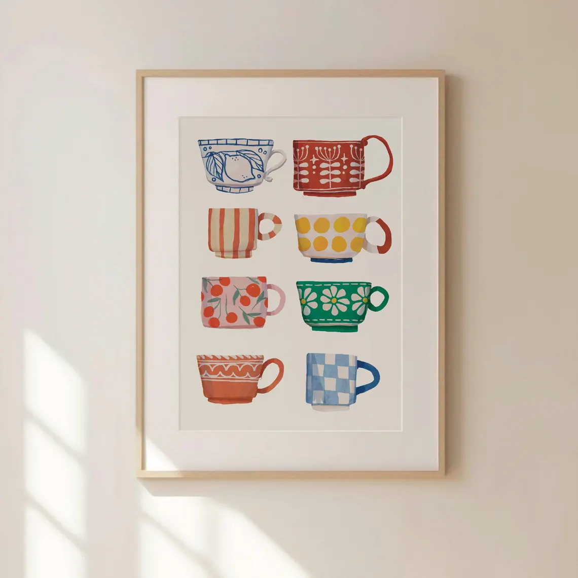 Xbloom Coffee Tea - Çay Fincanı Baskısı, Kahvaltı Posteri, Kahve