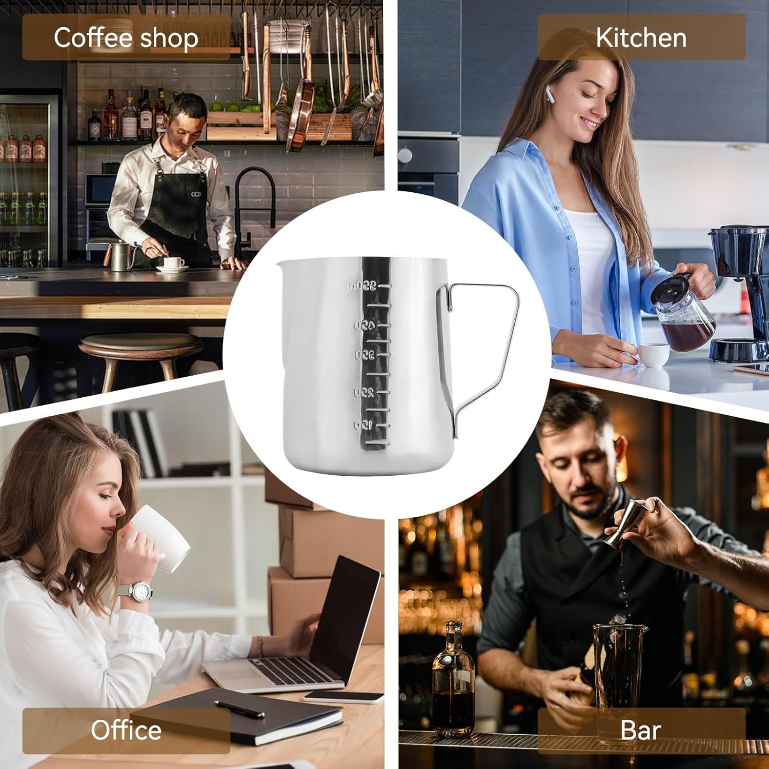 Süt Köpürtme Sürahisi Espresso - Barista Milk Jug incelemesi ve fiyatı