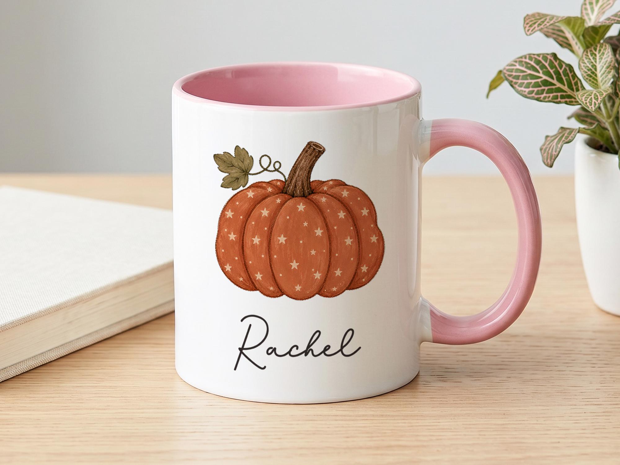 Kişiye Özel Kabak Desenli Kupa - Coffee Tea Name incelemesi ve fiyatı