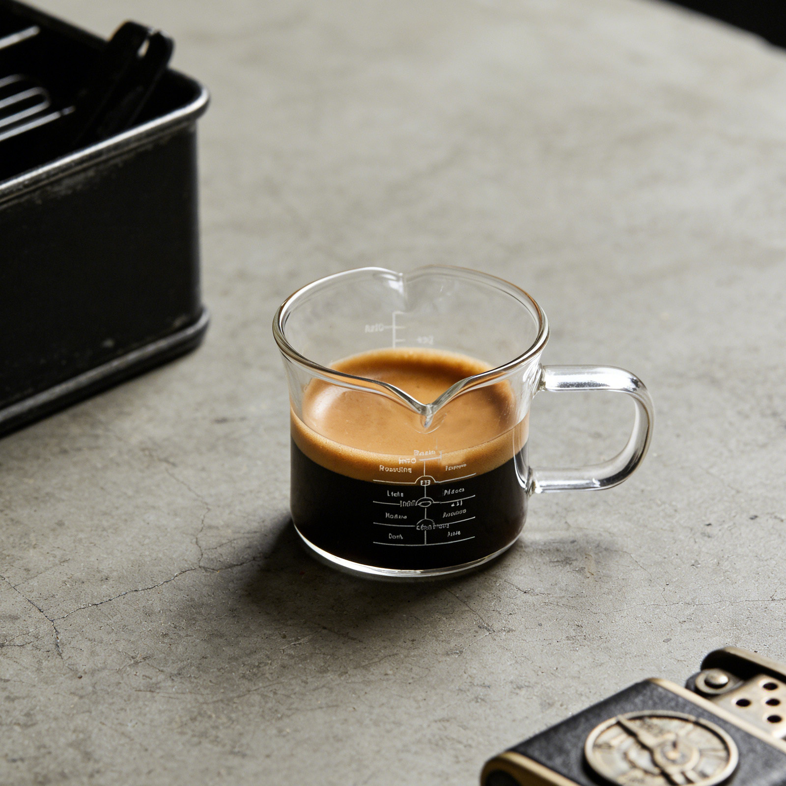 Çift Ağızlı Cam Ölçü Kabı 100M - Coffee Tea With Milk incelemesi ve fiyatı